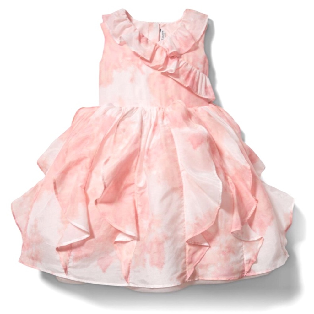 Janie and jack beautiful occasional ruffle dress, size: 3/3t